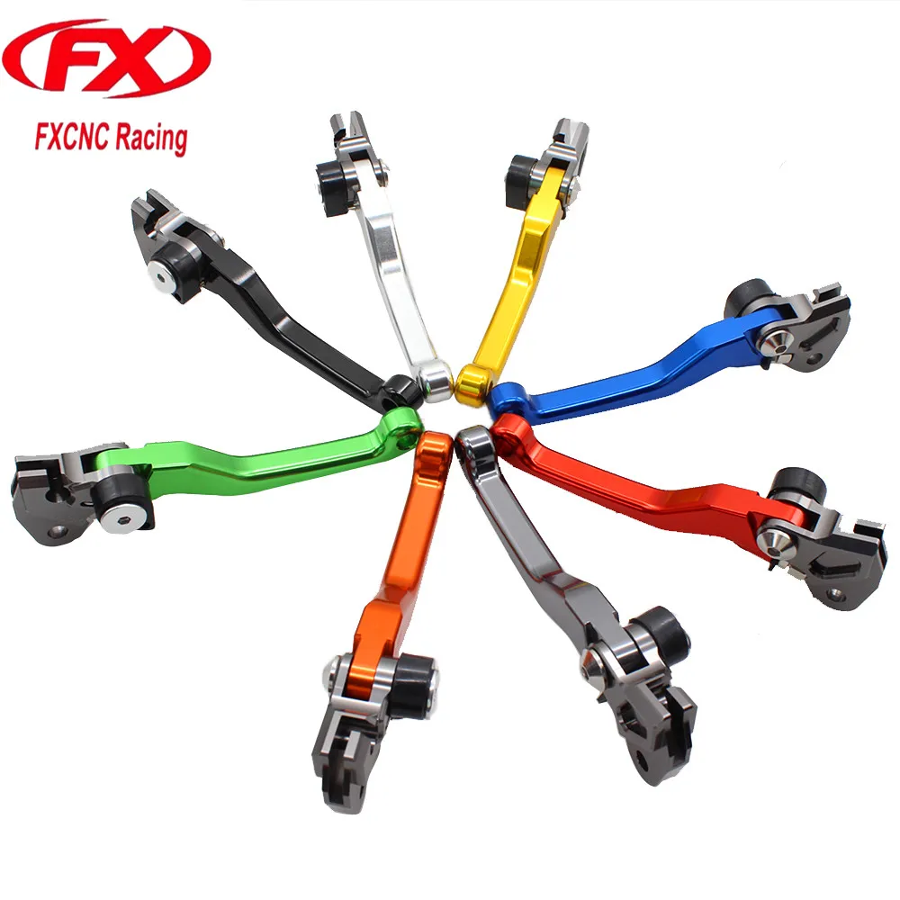CNC Aluminum Motocross Brake Clutch Lever Dirt Bike Pivot Adjustable Advailable Fit For Yamaha WR250R WR250X 2007 - 2017 | Автомобили и