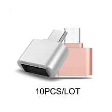 Mini Micro USB 2.0 OTG Hug Converter Camera Tablet OTG Adapter for Samsung HTC Xiaomi MEIZU Sony LG Android OTG cable Reader