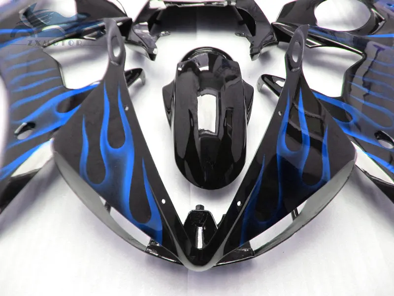 Высококачественный комплект для мотоциклов YAMAHA R6 YZFR6 2003 2005 YZF 03 05 синий черный