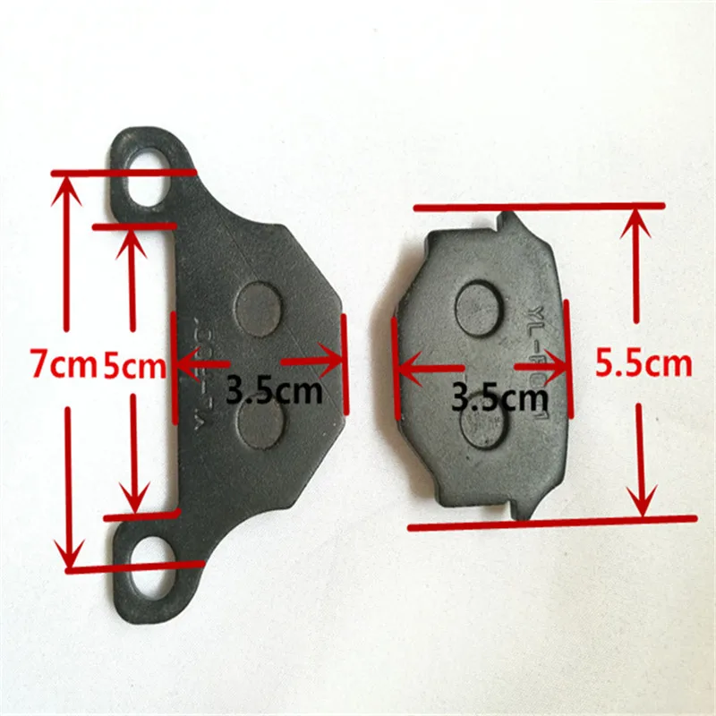 1 пара мотоциклетных задних тормозных колодок дисковые колодки для мотокросса ATV