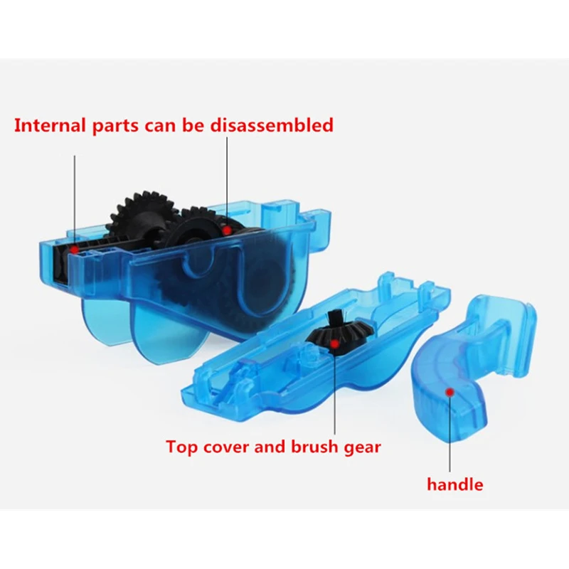 Портативная велосипедная цепь очиститель велосипед чистые машинные щетки Горная дорога велосипед чистящий набор для спорта на открытом воздухе мыть инструменты