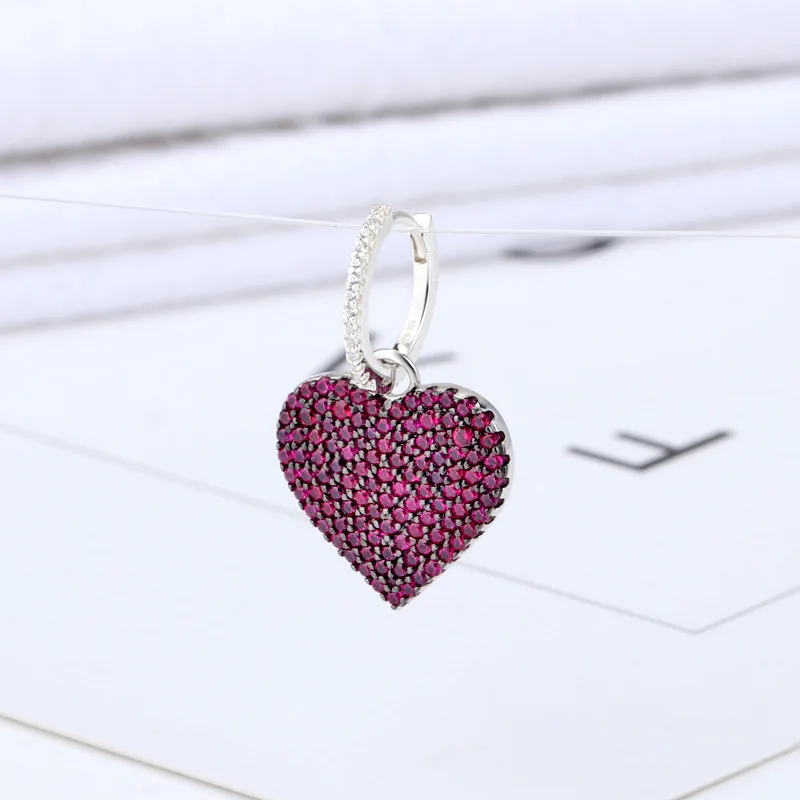 

ZEF 925 Sterling Silver Stud Earrings with Zircon, U-Shaped, Sleek,Stylish and Elegant ladies jewellery.
