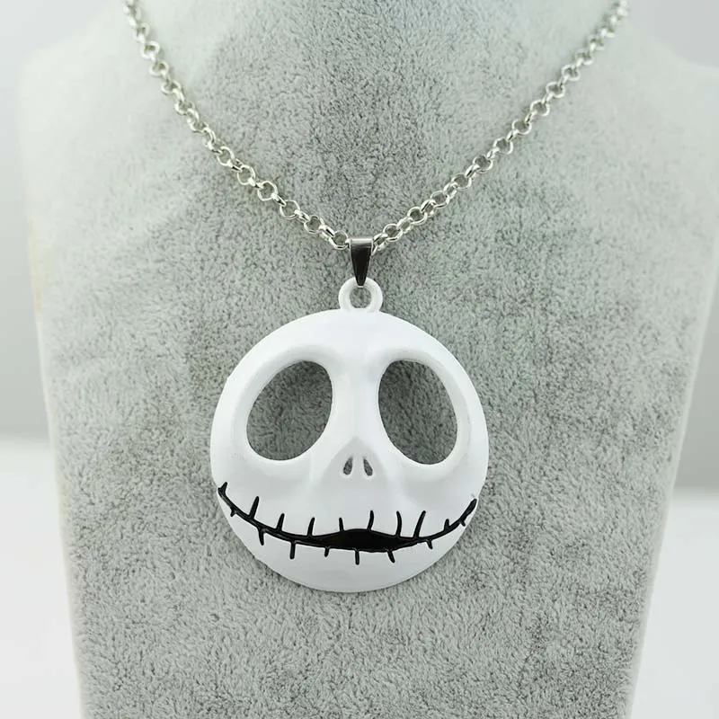 

Free Shipping Movie Nightmare Before Christmas Jack surrounding skull pendant