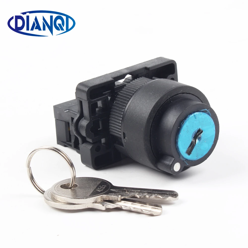 Dianqi Xb2 Eg21 Xb2 Eg21 2 Position Key Operated Selector Pushbutton Switch Push Button Rotary Switch Switches Aliexpress