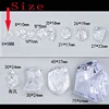 200PCS/Lot 6*9*5mm Acrylic Crystal Diamond Pawn Irregular Stone Chessman Game Pieces For Board Game Accessories Multi Colors ► Photo 2/4