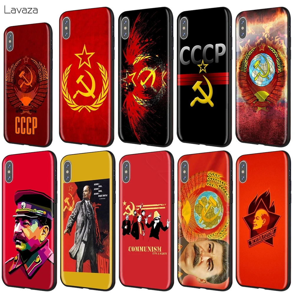 Чехол Lavaza Сталин с Советским Союзом для iPhone 12 mini 11 Pro XS Max XR X 8 7 6 6S Plus 5 5s se | Мобильные