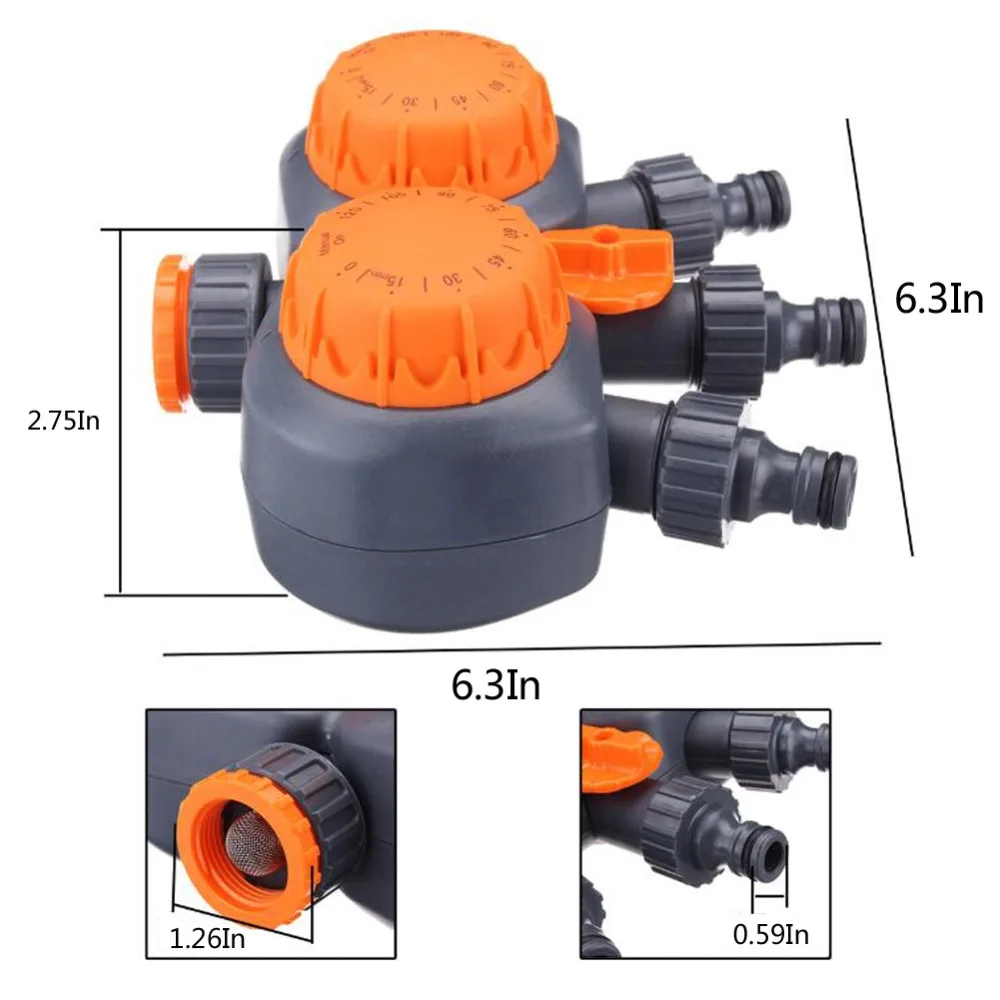 Автоматический механический таймер орошения контроллер системный 3 порта 2