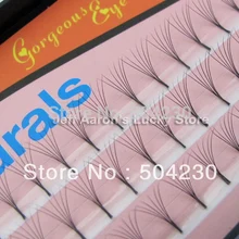 3 лотка 60 натуральный длинный черный Индивидуальные Накладные ресницы наращивание ресниц Набор мягкий 12 мм 10 мм 8 мм