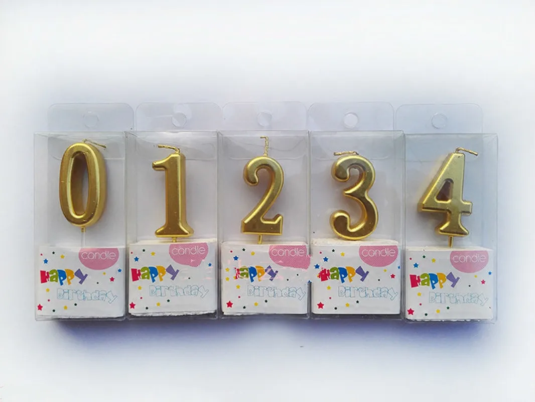 1 шт. детский торт на день рождения красные свечи цифровые для вечеринки с днем 0 9