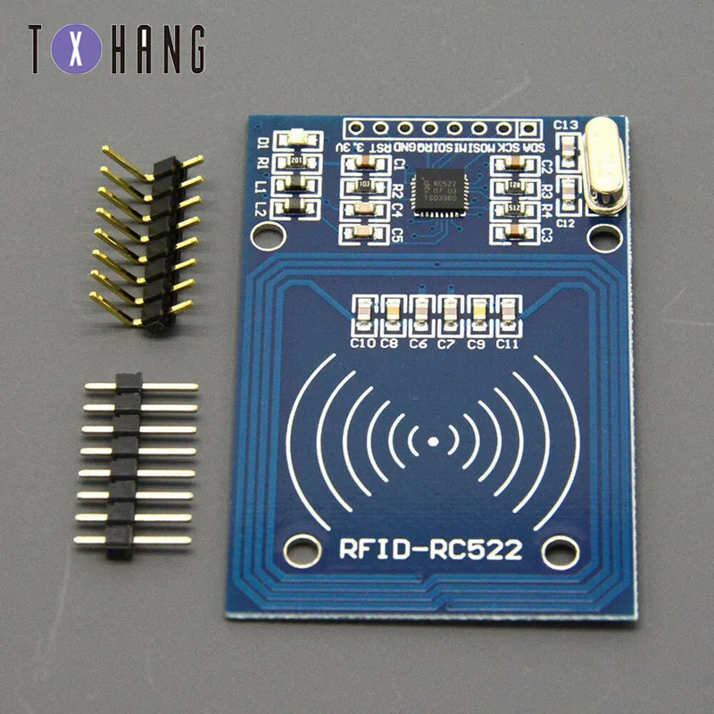 Флуоресцентный Модуль RFID RC522 для отправки карты S50 Fudan брелок часов nmd raspberry