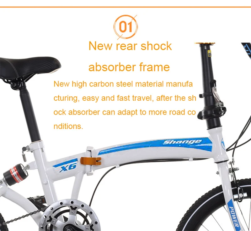 Discount Folding Bicycle 20-Inch Speed Change Three-Knife Disc Brake Men And Women Ultra-Light Students Portable Small Bicycle 4 Discount Folding Bicycle 20-Inch Speed Change Three-Knife Disc Brake Men And Women Ultra-Light Students Portable Small Bicycle 4