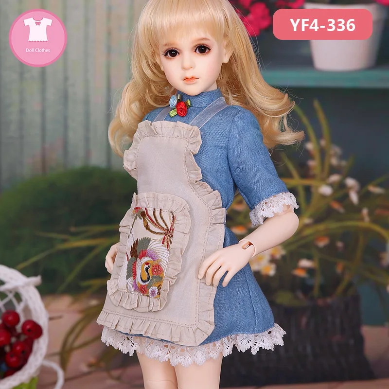 Одежда для куклы BJD 1/4 винтажное платье принцессы элегантное модная Роза мини