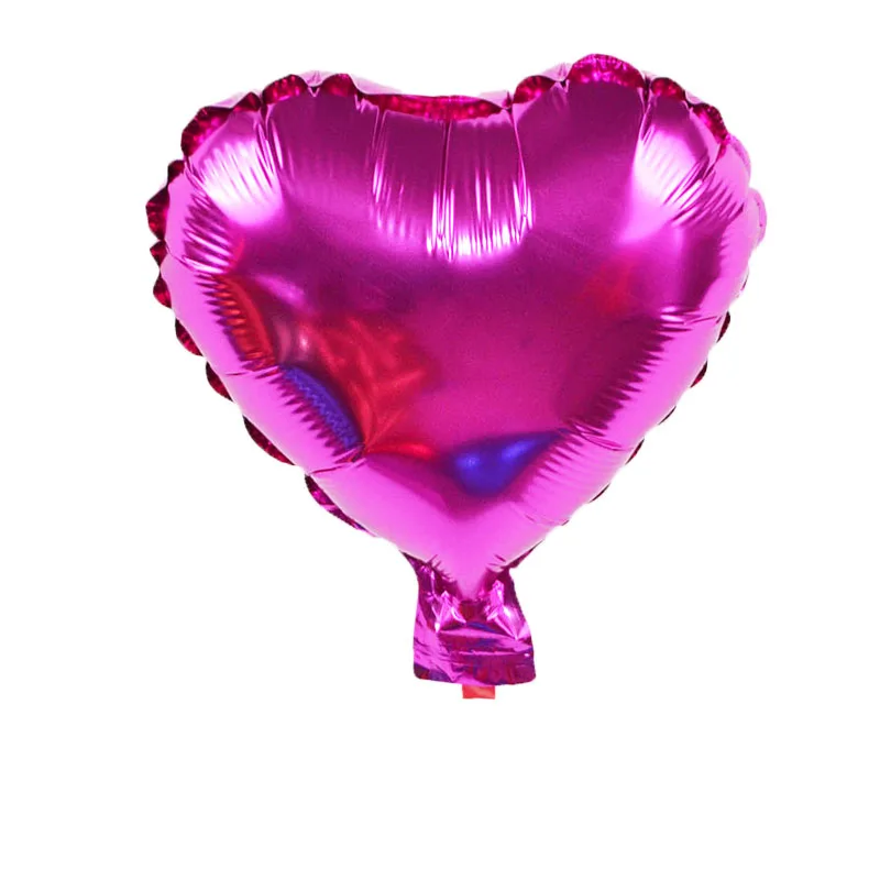 10 шт./лот 10 дюймов Свадебные украшения шары сердце Фольга баллоны гелием воздушный шар с днем День рождения Декор Baby Shower воздушный шар