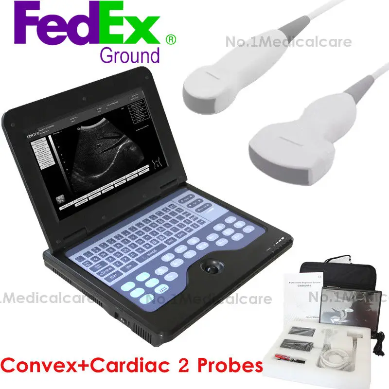 

CONTEC Human Use Machine with 2 probes Convex+Cardiac