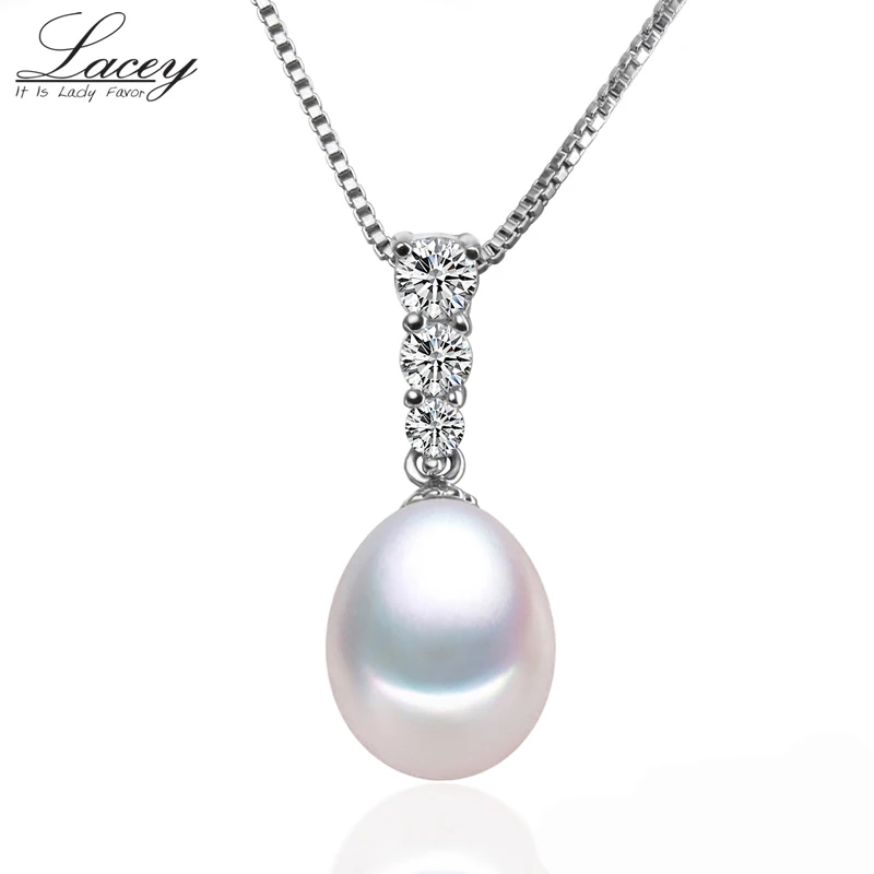uonney dropshipping customize women engraved hebrew name necklace perfect present for mom special hebrew mother necklace White Natural Freshwater Pearl Pendant Necklace For Women 925 Sterling Silver Real Pearl Pendant Mother Present