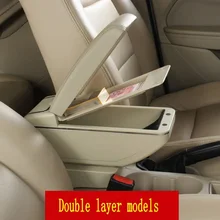 Para Renault Plumero caja del contenido del Almacén con portavasos cuadro apoyabrazos central cenicero USB interfaz Genérica de modelo