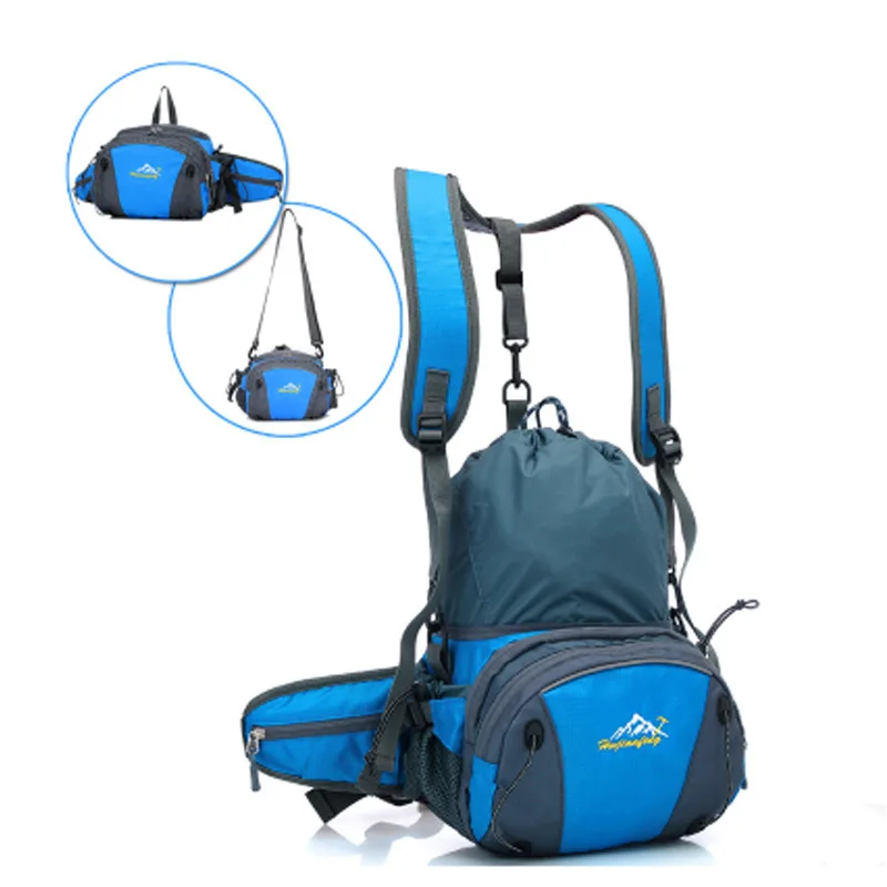 

HUWAIJIANFENG outdoor sports bag men's single shoulder mountaineering bag genuine waterproof riding goods shoulder bag women