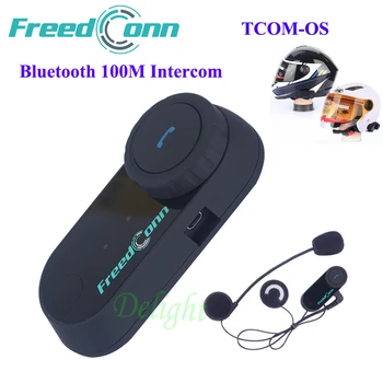 

FreedConn TCOM-OS Stereo Bluetooth Handfree Motorcycle Helmet Intercom Earphone Headset Motorcycle 100M Helmet Headphones