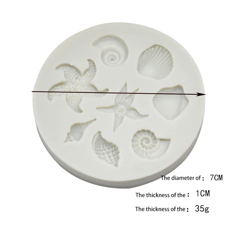 VOGVIGO морской элемент силиконовая форма помадка формы торта украшения инструменты шоколадная мастика молд, аксессуары для выпечки трафарет для выпечки инструмент