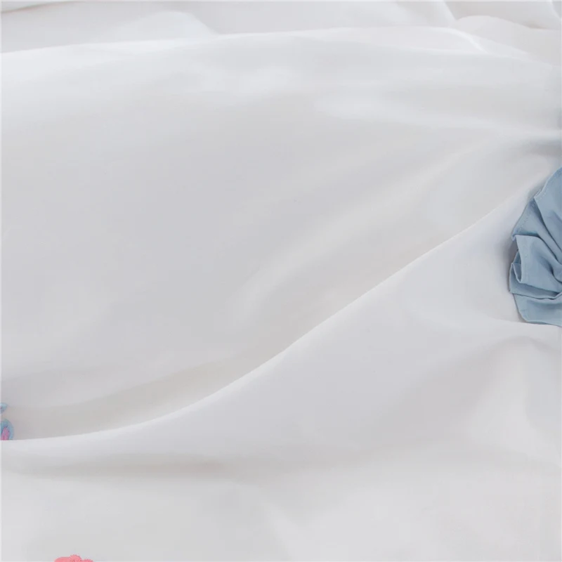 - Luxury Egypt Cotton Fairy tales Lace Bedding Set Embroidery Ruffles Duvet cover Bed Sheet Pillowcases Queen King Size 467Pcs