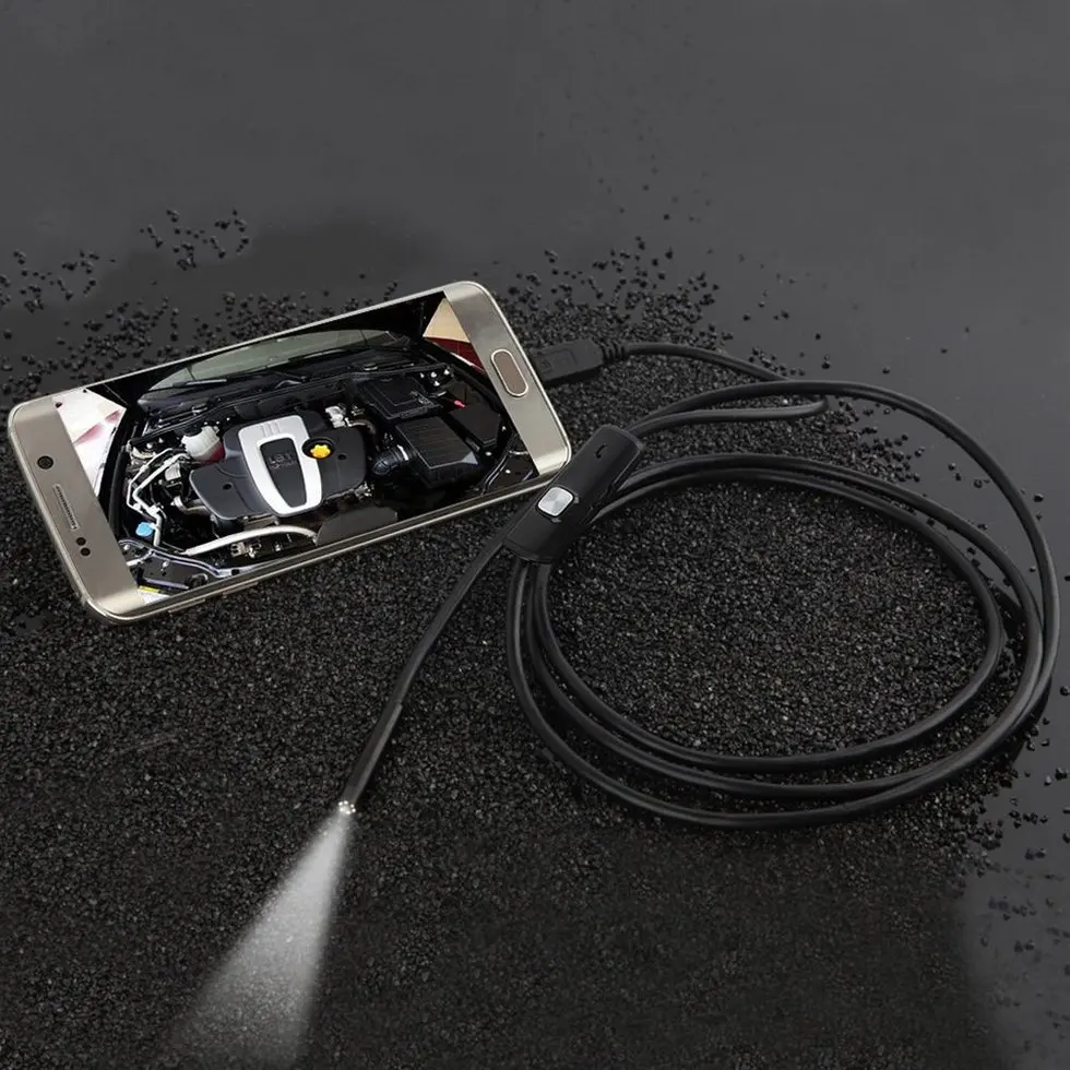 

5PCS 1m Len Inspect Borescope Camera Endoscope 640*480 Phone/1280*720 PC For Android