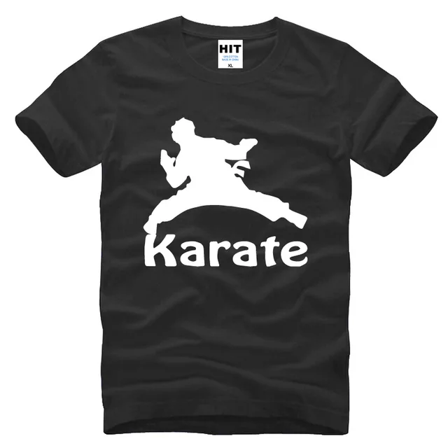 Karate Team Training Printed Men's T Shirt T Shirt For Men 2018 New
