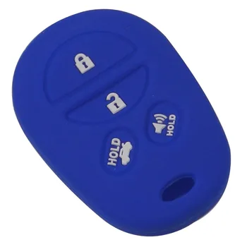 Keyforkess custodia in Silicone per TOYOTA Sienna Fortuner Sequoia Tundra Tacoma 4Runner Keyless Entry Remote Car Key Cover Fob 6 Button - Jingyuqin custodia in Silicone per TOYOTA Sienna Fortuner Sequoia Tundra Tacoma 4Runner Keyless Entry Remote