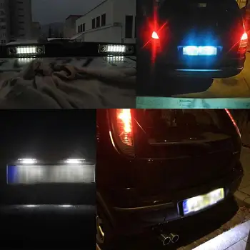 

Hot 2 Pcs/Set Car 18 LED License Number Plate Light Tail Lamp for Opel ASTRA-F 1992-1998 CALIBRA 1989-1997 JLD