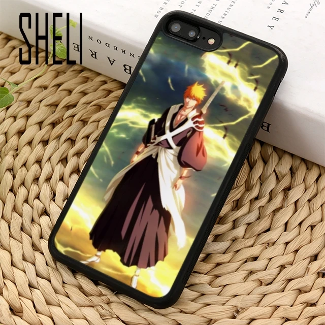 SHELI Bleach Anime Ichigo Returns Manga Phone Case Cover For iPhone 5 6s 7 8 plus 11 pro X XR XS Max Samsung S7 edge S8 S9 10 |