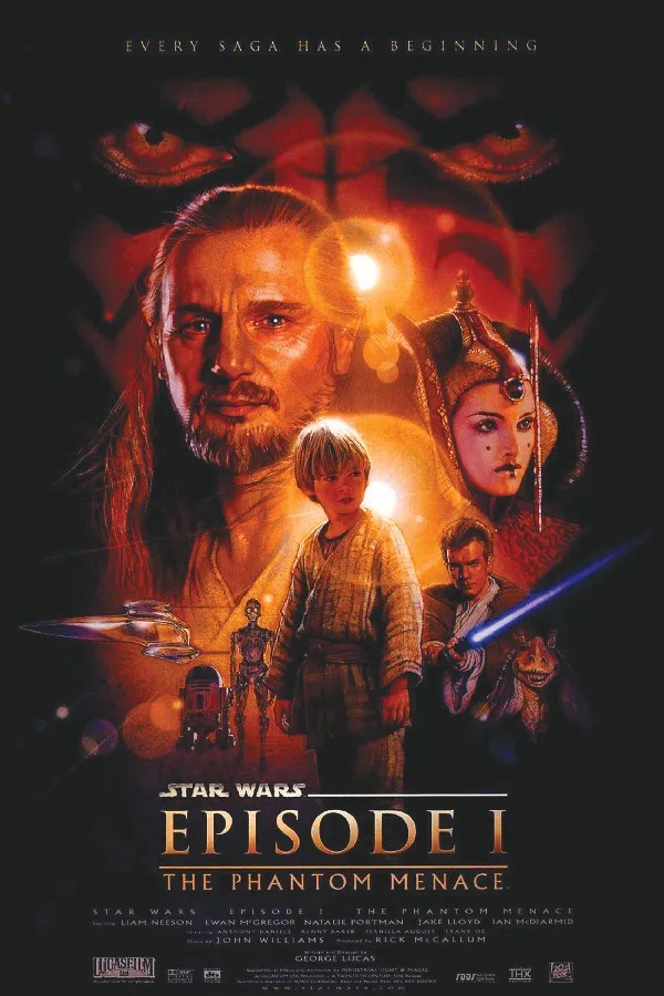 DIY рамка Звездные войны: Серия I-The Phantom Menace классический фильм домашний декор