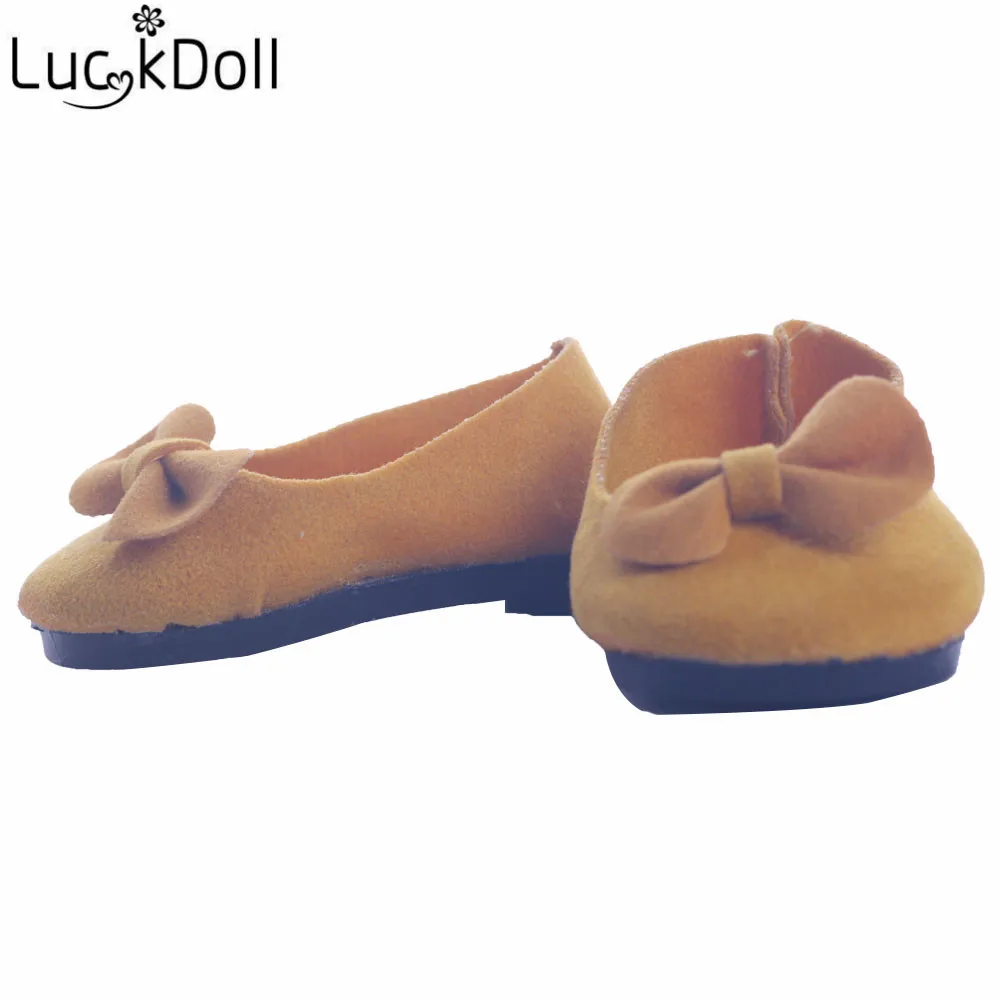 LUCKDOLL круглый носок принцесса обувь подходит 18 дюймов Американский 43 см аксессуары для кукол, игрушки для девочек, поколение, подарок на день рождения