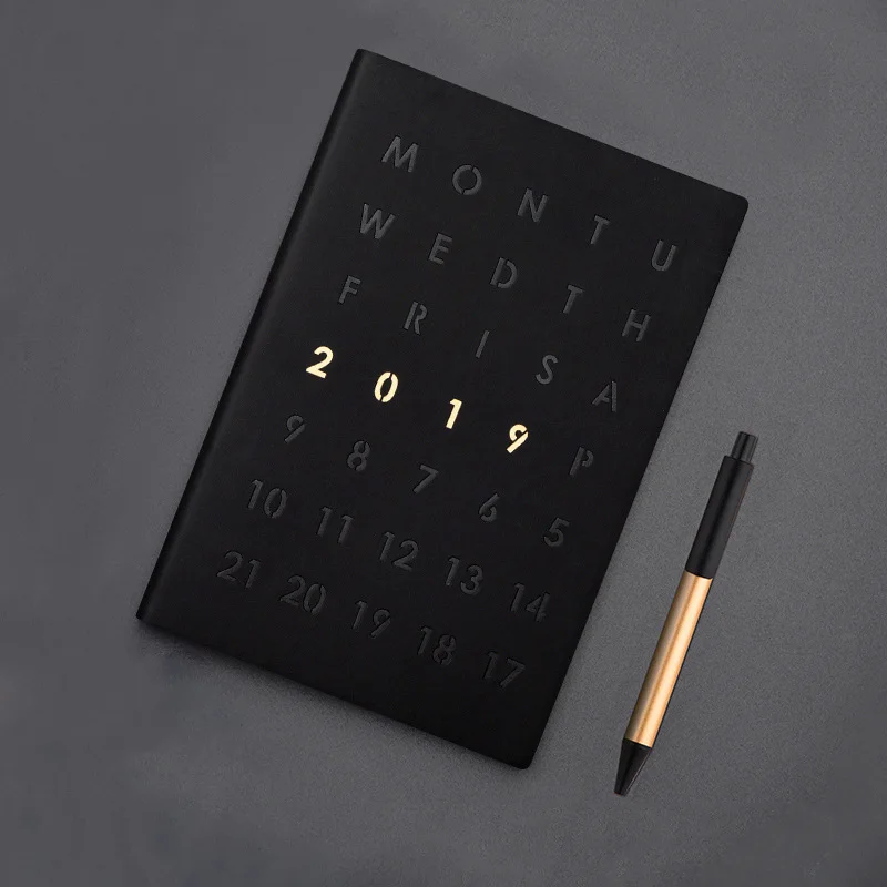 

Agenda 2019.06--2020.06 Planner Organizer Diary A5 Notebook Dividers Weekly Monthly Personal Travel Journal Business Note Books