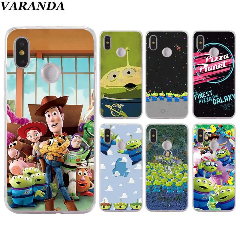 

Toy Story Pizza Planet Silicone case for Xiaomi Redmi 7 6A 5A Note 5 6 7 Pro 4X S2 GO Mi 8 A1 A2 Lite Play TPU Soft Phone case