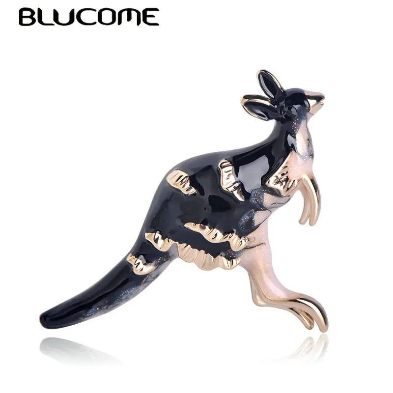 Женская/Мужская брошь значок Blucome черная эмалированная в форме шляпы Ювелирное