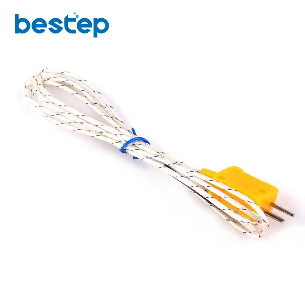 

2PCS K Type Surface Thermocouple Temperature Sensor 92CM Wire Thermocouple Probe -20~300C