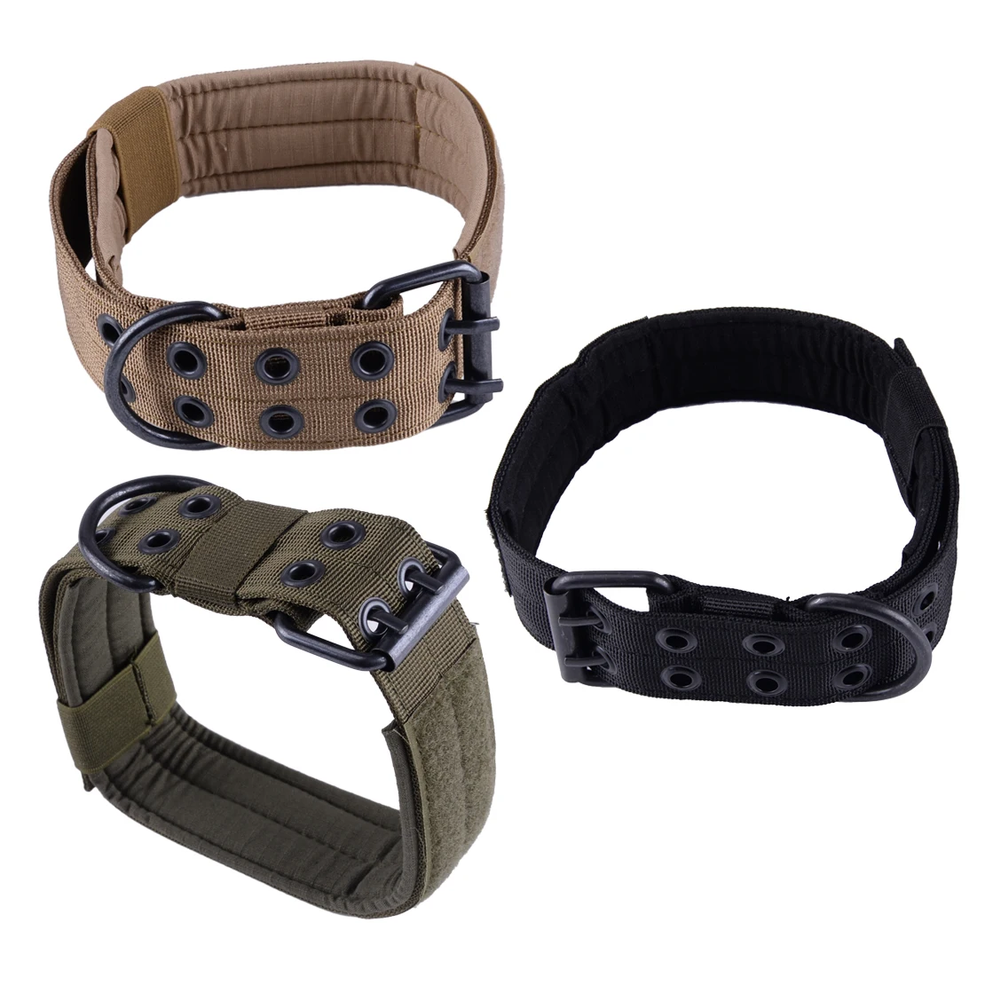 M/L/XL Adjustable Nylon Dog Training Collar Leash Quick Release Metal Buckle Outdoor Huntingin