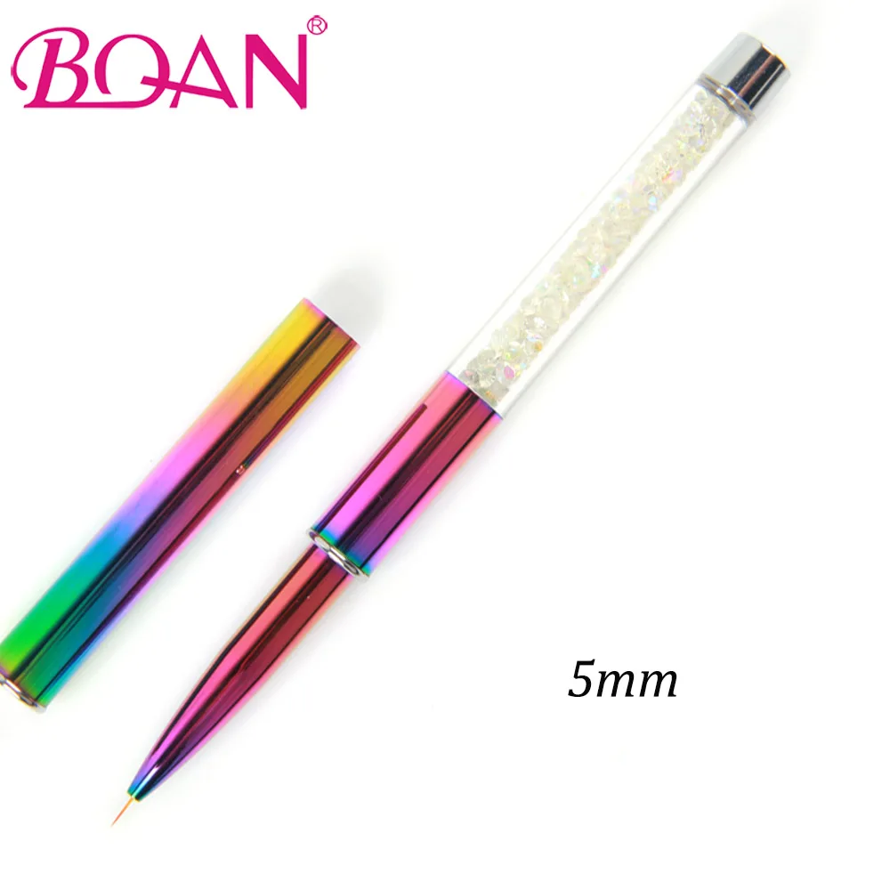 BQAN Nail Art Liner Painting Pen 3D Советы DIY акриловые кисти для УФ-геля Набор для рисования цветок линия сетка французский дизайн Маникюрный Инструмент