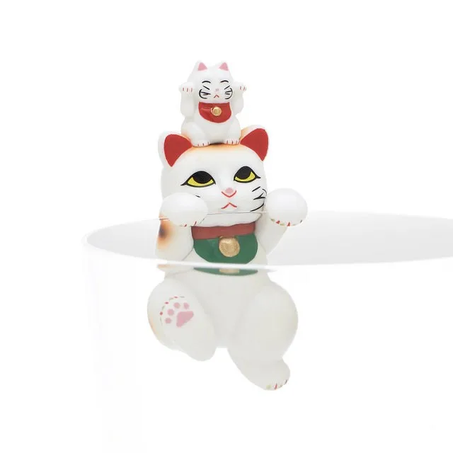 Maneki Neko Asian Japanese Lucky Cat Figurine Japan Kittyin Action & Toy Figures from Toys