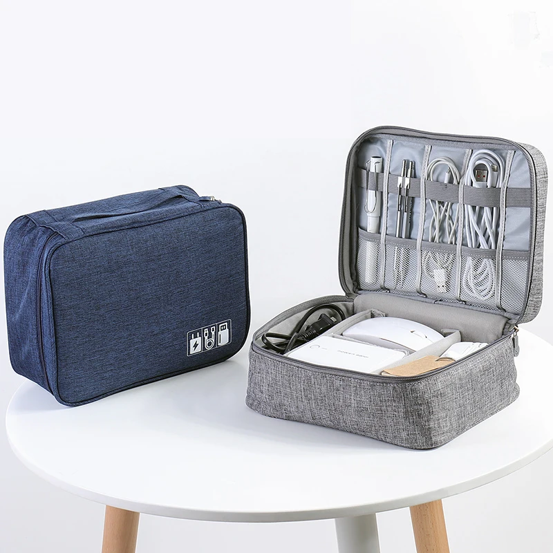 

Travel accessories data line men's storage bag travel portable digital headset mobile phone charger versatile storage bag