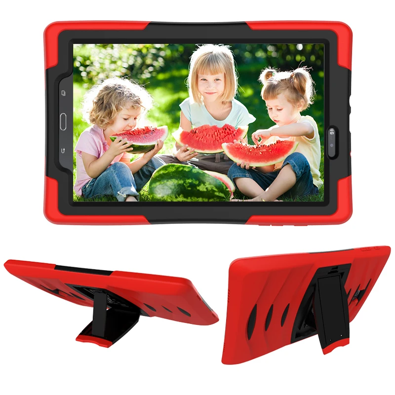 

For Samsung Galaxy Tab 3 7.0 P3200 Sm-T211 T210 Shockwave Series Shockproof Heavy Duty Rubber Hard kid Case Cover+stylus