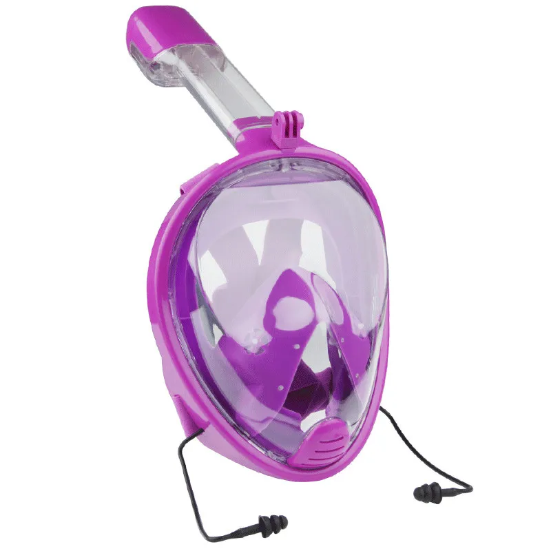 

New Diving Mask Kids Adults Full Face Scuba Diving Mask Snorkel One-piece Gasbag Snorkeling Swimming Mask