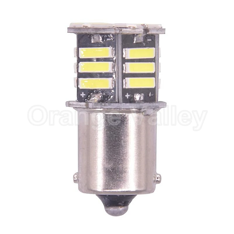 10 шт. 1156 BA15S P21W S25 1459 21 светодиодный 7020 SMD Canbus стайлинга автомобилей Передняя сигнальные лампы фонари заднего хода белый янтарь