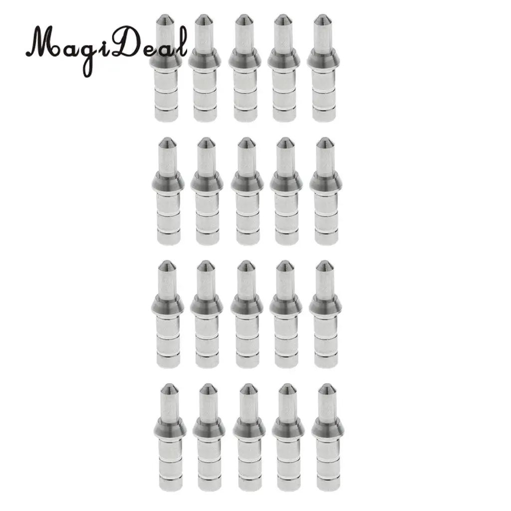 MagiDeal 20 Pcs Archery Arrow Nock Pins / Pin Nock Adapter for ID 4.2mm Arrow Shaft