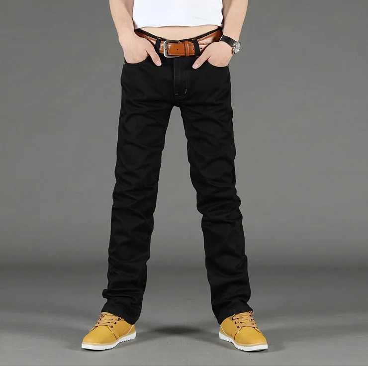 black pants khaki