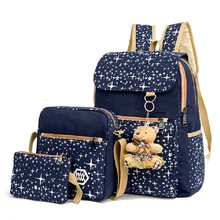 Новые брезентовые Школьные Рюкзаки Школьный рюкзак для девочки принцесса Рюкзак Дети сумка сумки для девочек Школьный рюкзак женский мочила