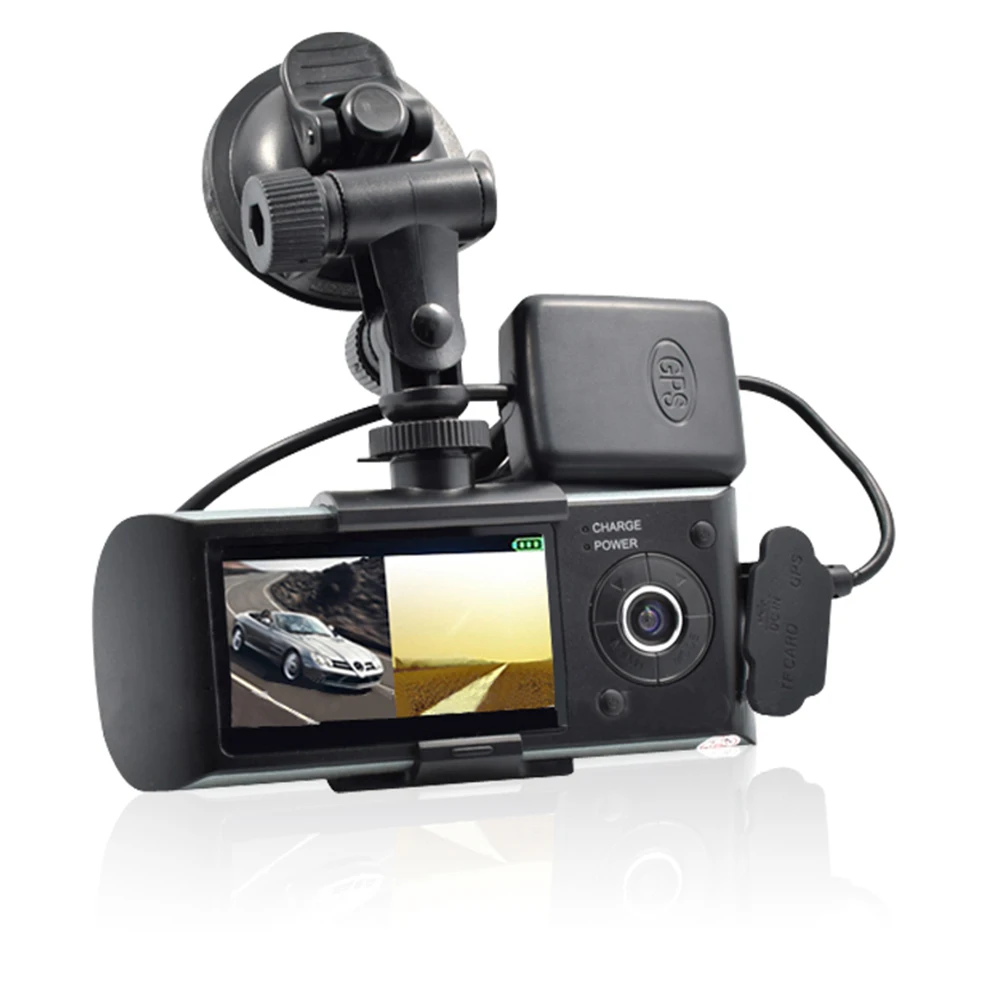 

DVR Dash Camera 2.7'' Vehicle Car Drive Video Recorder Cam AVI G-Sensor GPS Dual Lens Wide Angle Dashcam X3000 R300 Auto DVRs