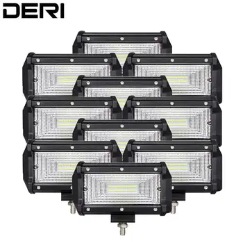

5 inch Offraod Led Work Light Bar Flood White 12V 24V SUV Truck Trailer Wagon Pickup Car Driving Lamp 4x4 4WD ATV UTV UAZ UTE