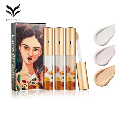 

Cosmetics Illustrator Series of High-quality Long-haired Light Cream-like Touch Lasting Face Concealer for Beauty