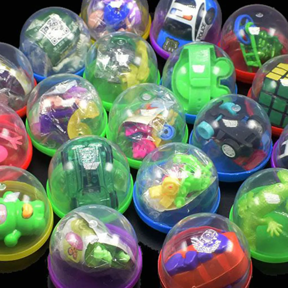 10 шт./компл. 45 мм круглые твист яйца-трансформаторы приобретаемые форму забавные гаджеты Интерактивная подарки для детей игрушки в капсулах случайный Стиль