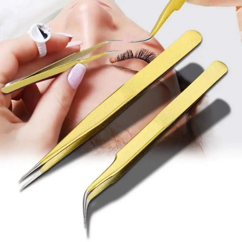 Eyelash Tweezers For Women Professional Stainless Steel Tweezers for